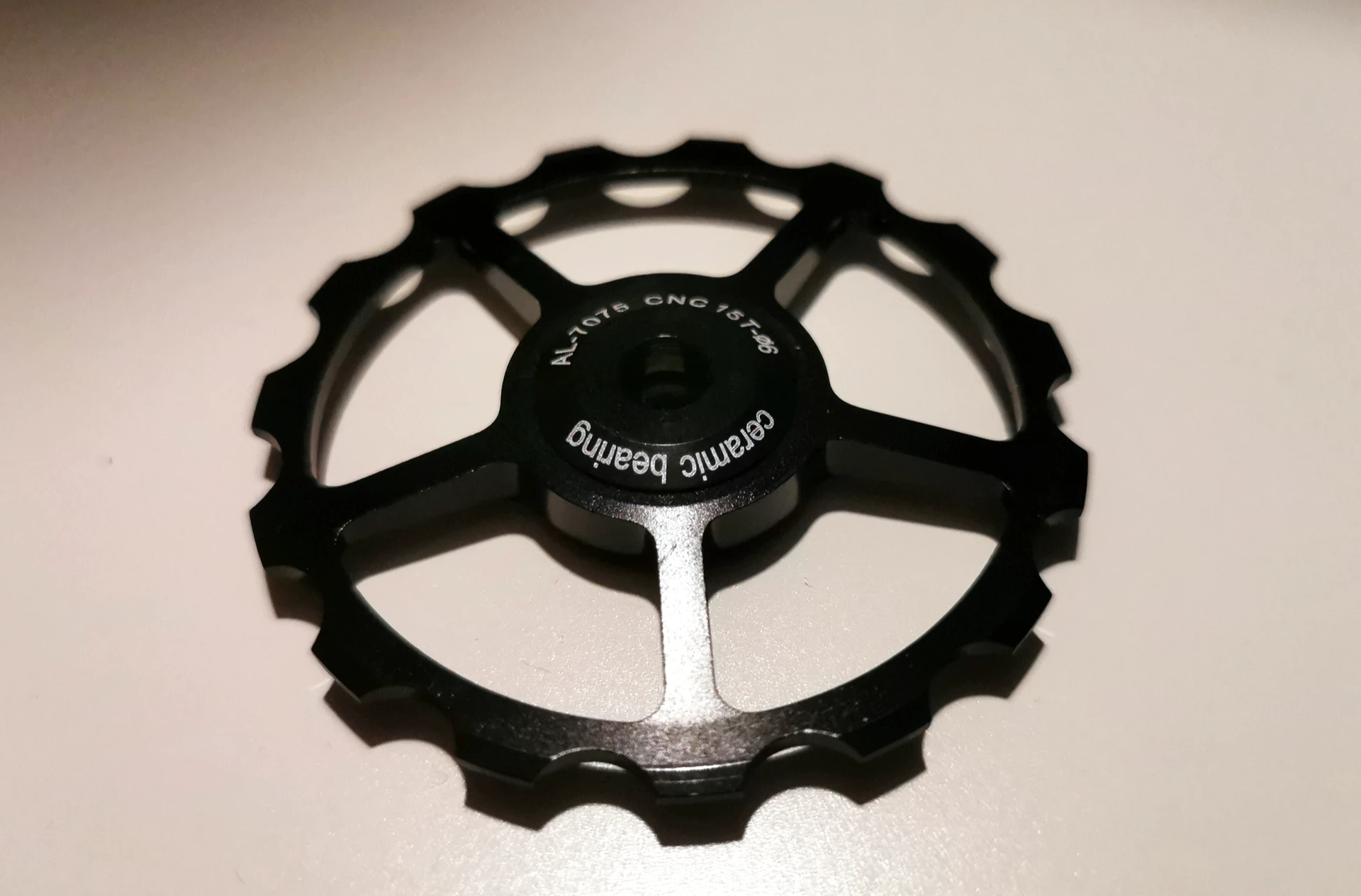 5. Oversized Pulley Ceramic Bearing Alu 7075 CNC Shimano Schimbator spate