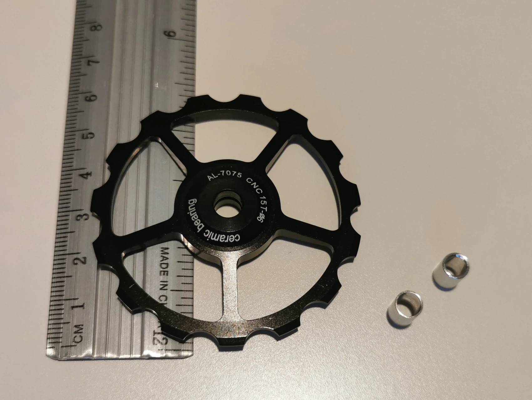 2. Oversized Pulley Ceramic Bearing Alu 7075 CNC Shimano Schimbator spate