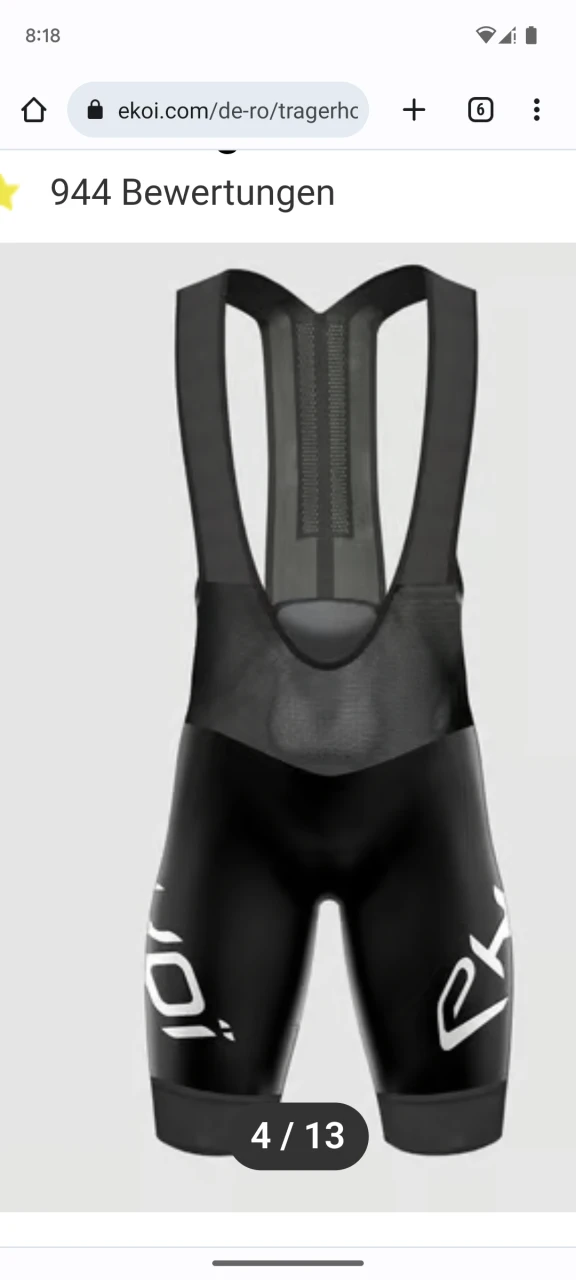 1. Pantaloni ciclism Ekoi XL