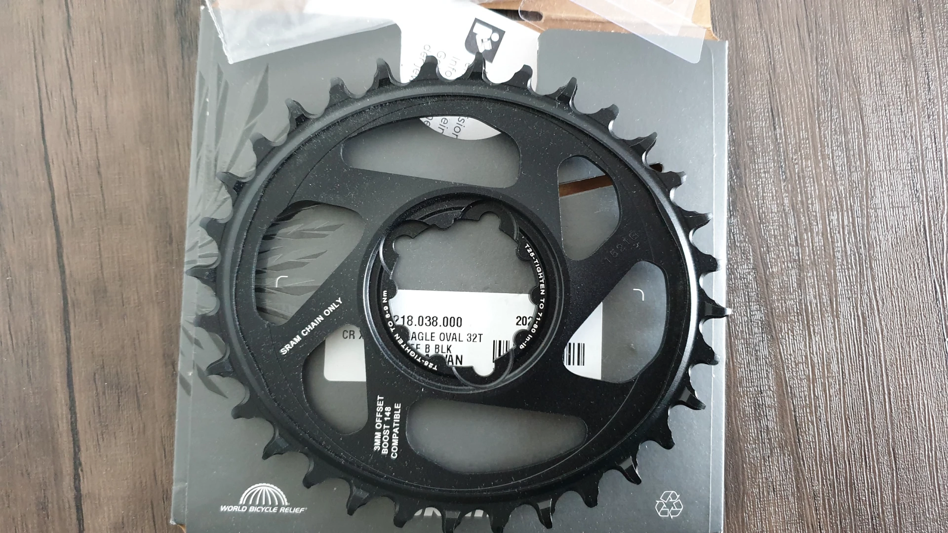 1. Foaie ovala - SRAM Eagle X-SYNC2 3mm offset Boost 32T noua
