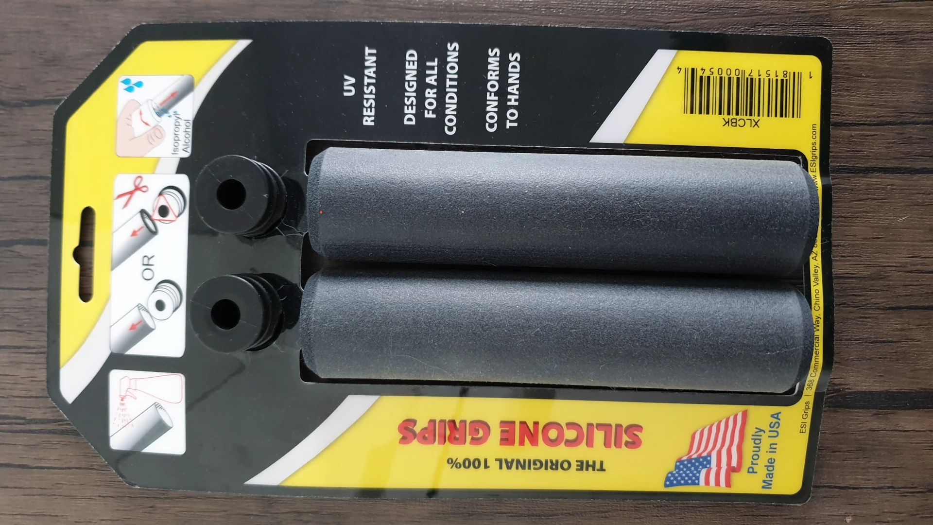 1. Mansoane ESI Extra Chunky MTB negre noi