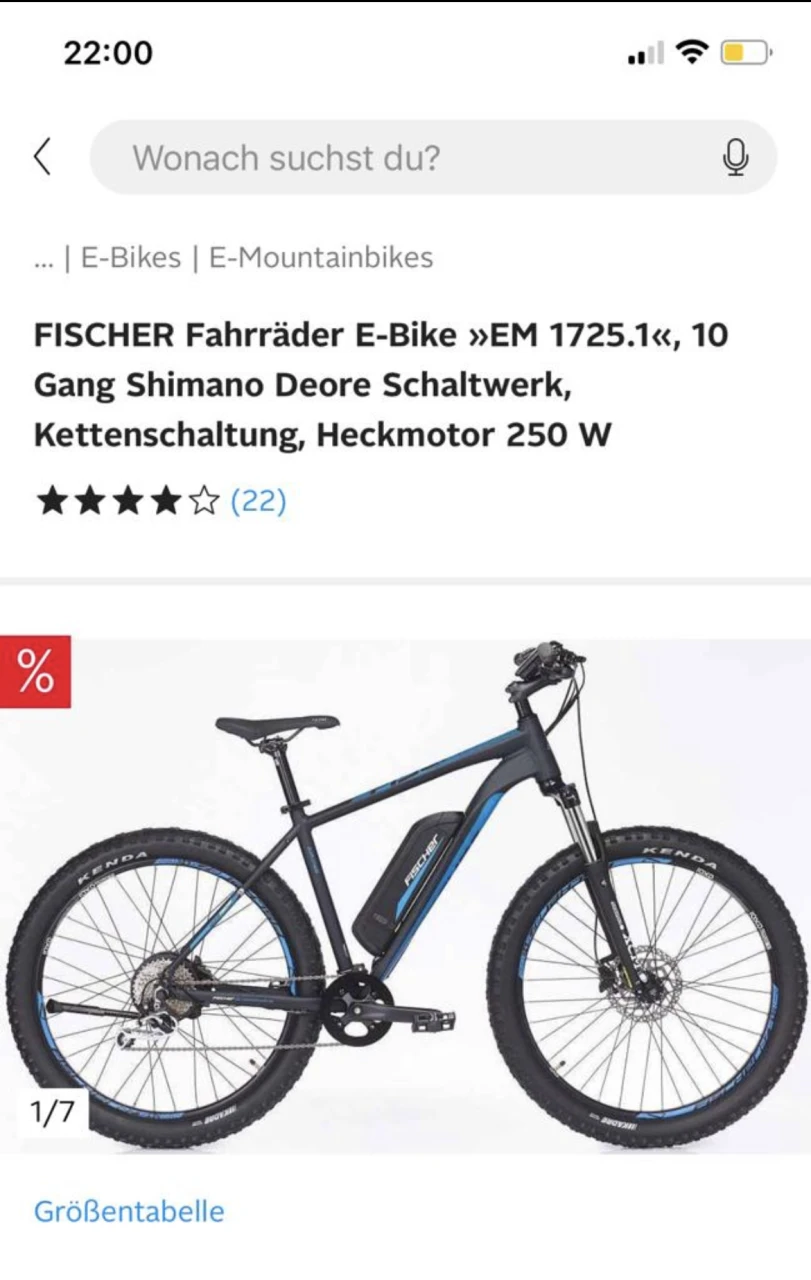1. Bicicleta Electrica Fischer