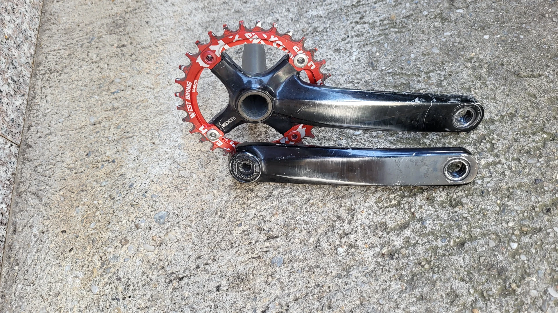 1. Angrenaj sram+monobloc