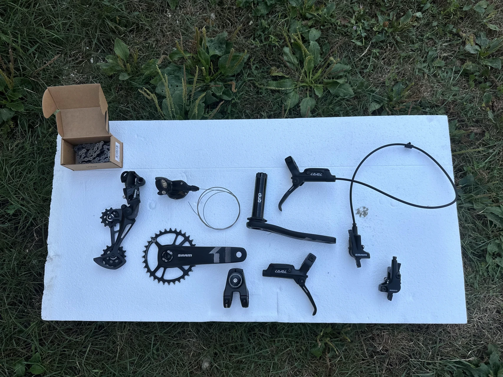 1. Set frane/schimbator+maneta/angrenaje/SRM NX