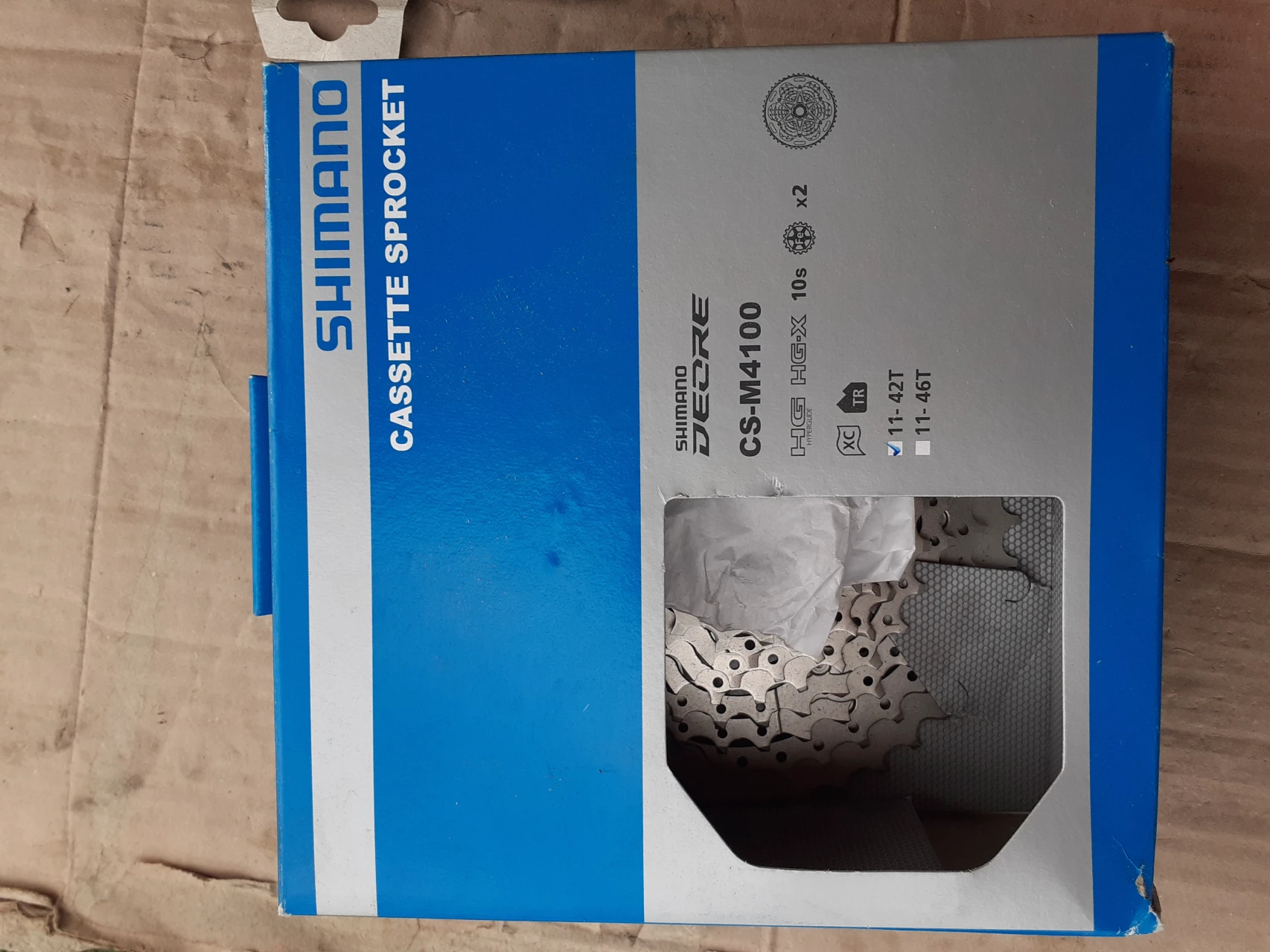 2. Caseta pinioane shimano CS M4100
