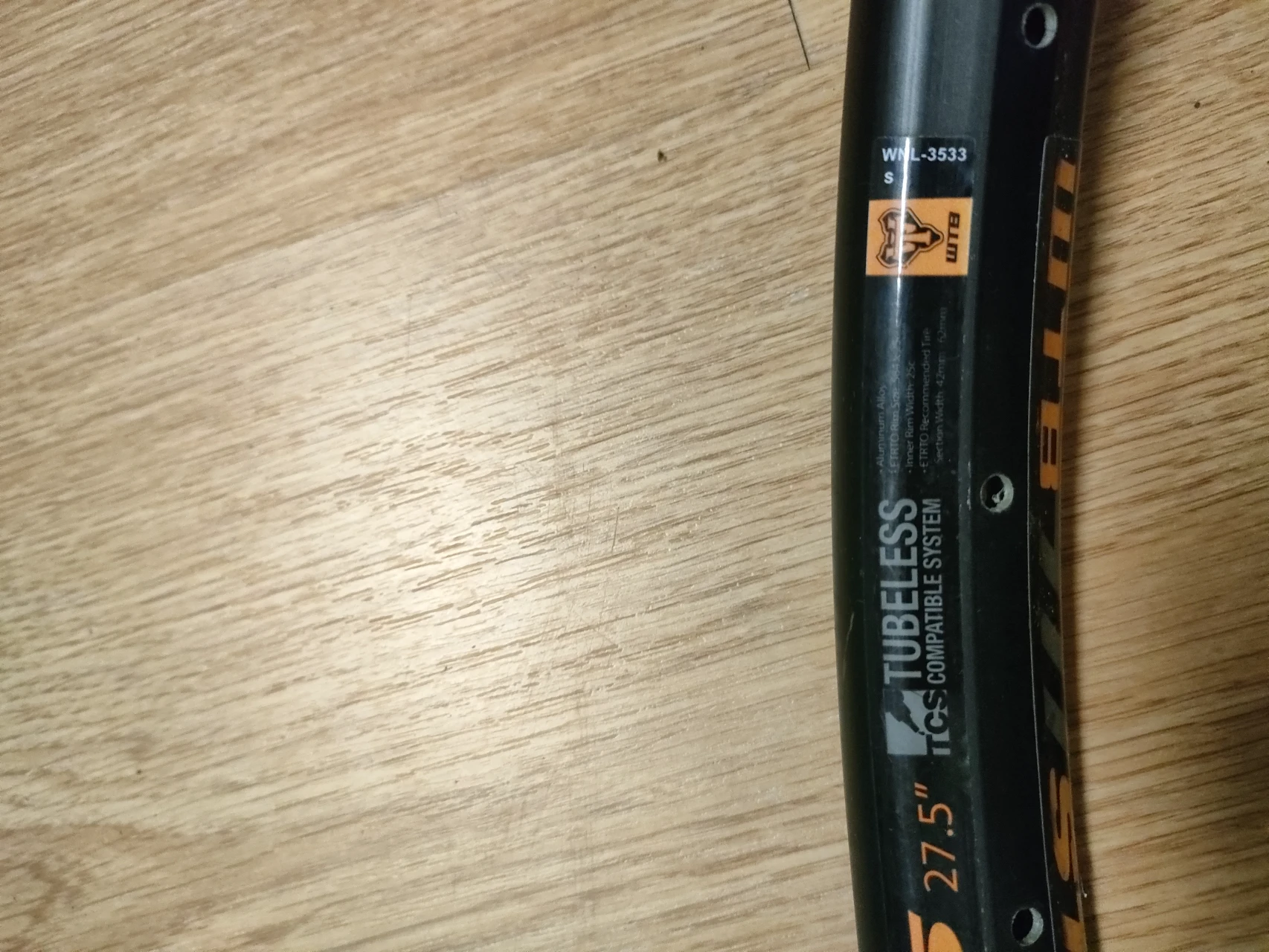 1. Janta WTB stp i25 ,27.5 inch,32h