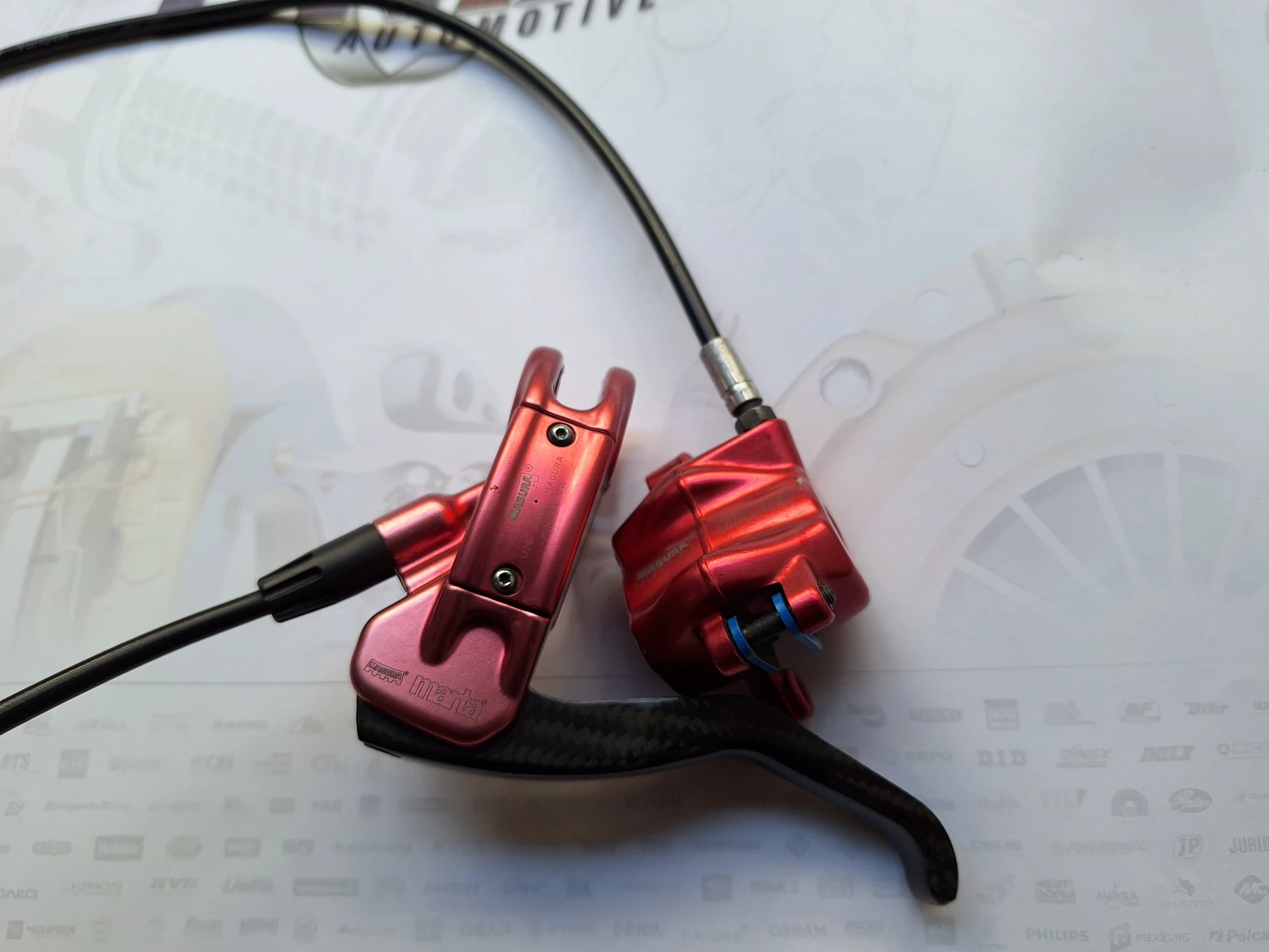 1. Frane hidraulice Magura Marta sl carbon
