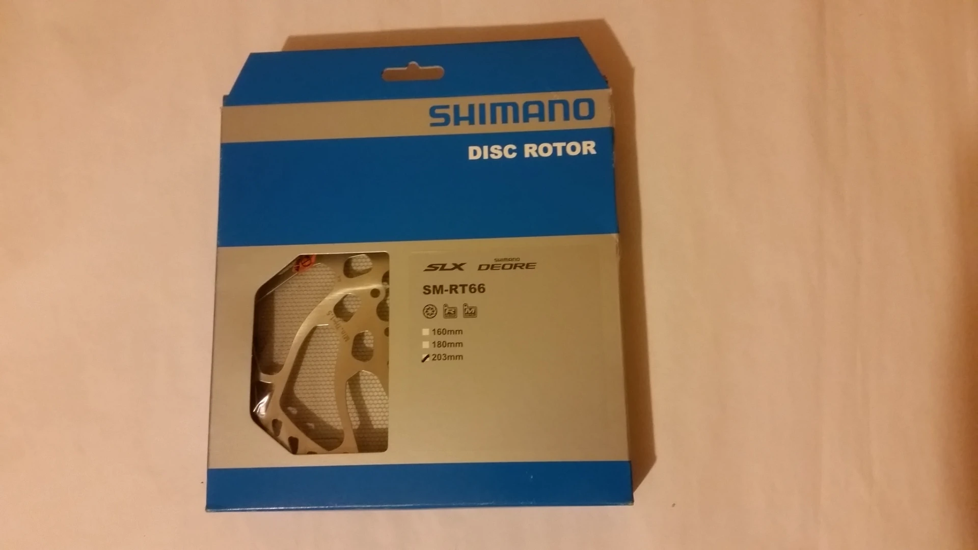 2. Shimano SLX disc SM-RT66 203mm + suruburi