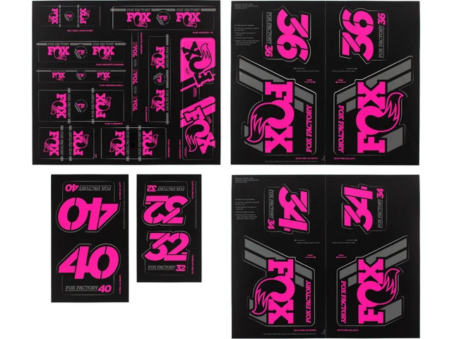 4. Fox sticker/decals furca 32/34 36/40 shock DPS/DPX2/Float X2/DHX2