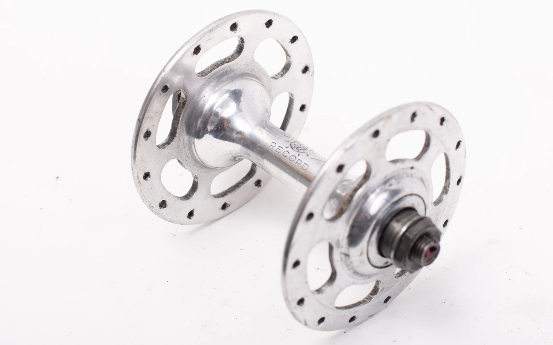 3. Butuc fata Campagnolo Record 32g, 28g, 36g flansa mare / mica