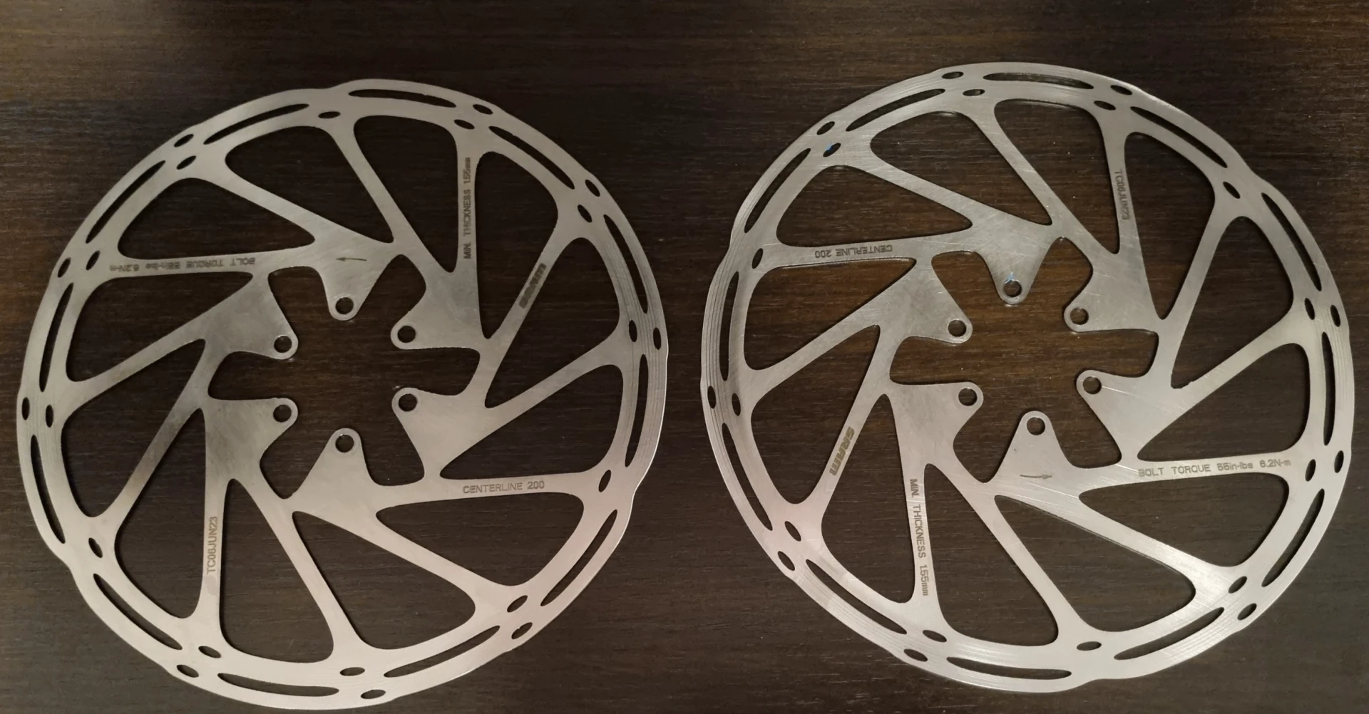 1. Disc SRAM Centerline 200mm x2