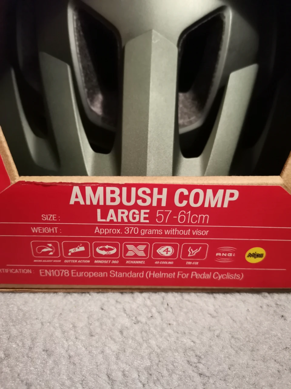 1. Casca Specialized AMBUSH COMP MIPS ANGI - Verde Satinat - MARIME L