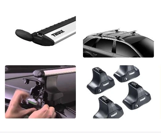 1. Bare transversale al Thule WingBar+Clamp 754 Hyundai i10 2007-2013