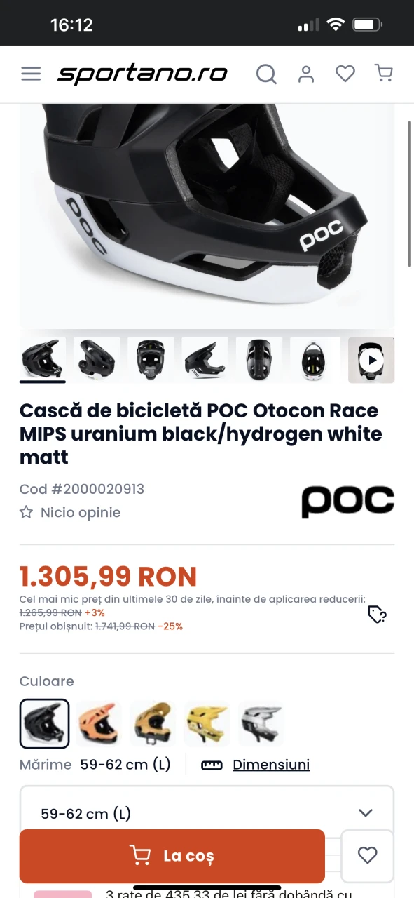 1. Vand casca poc fullface