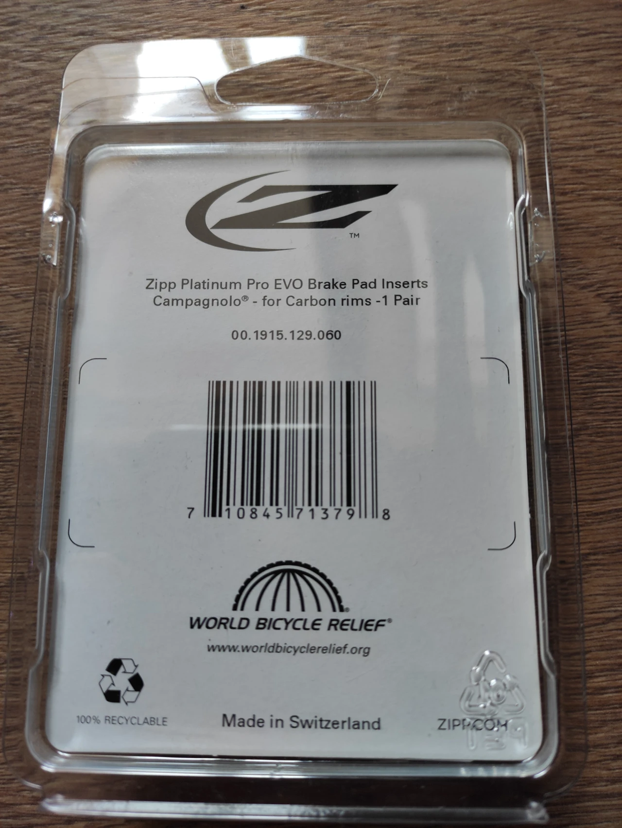 2. Saboti frana zipp platinum pro evo campagnolo pentru jante carbon