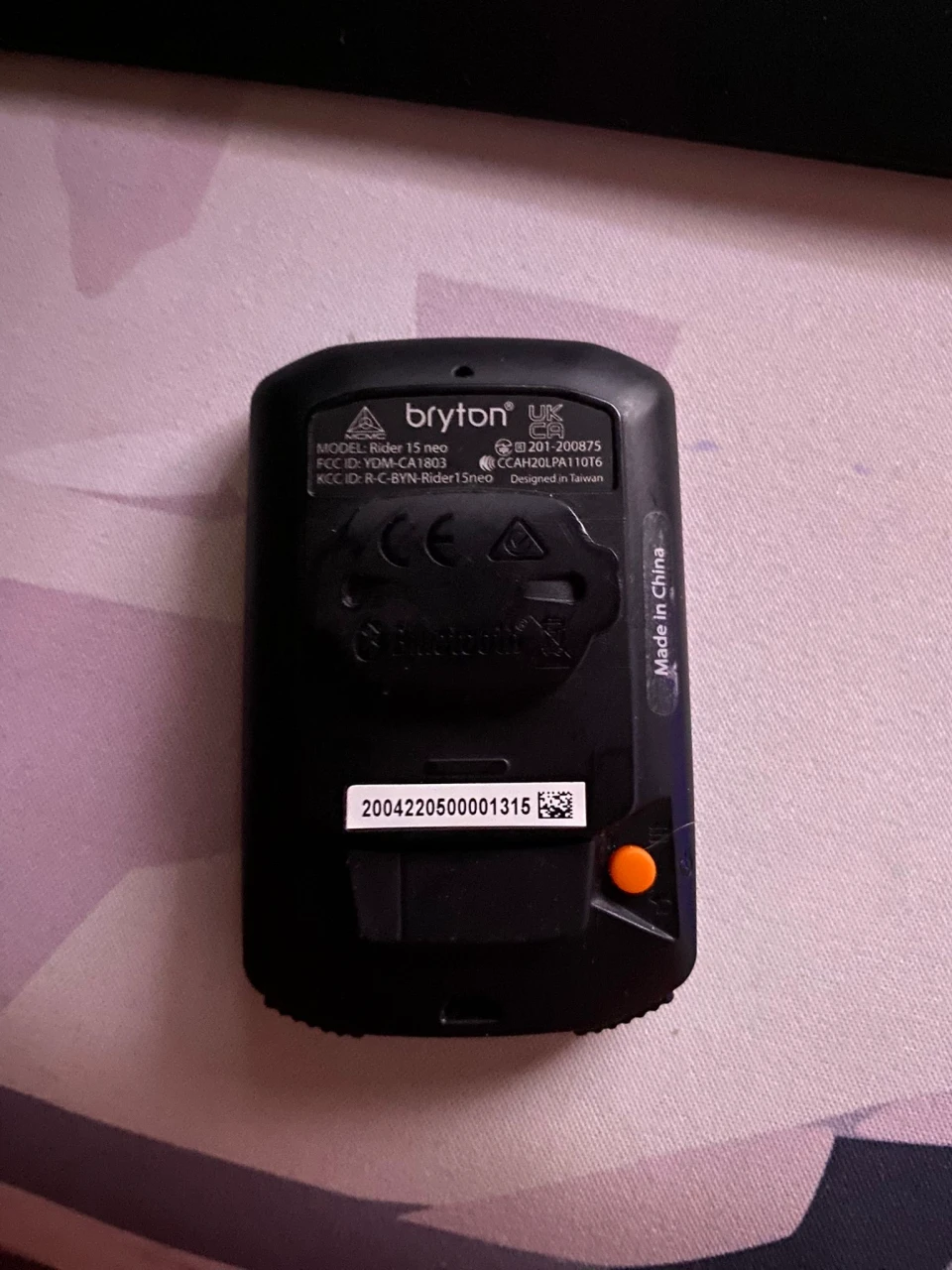 1. Ciclocomputer Bryton Rider 15 neo GPS