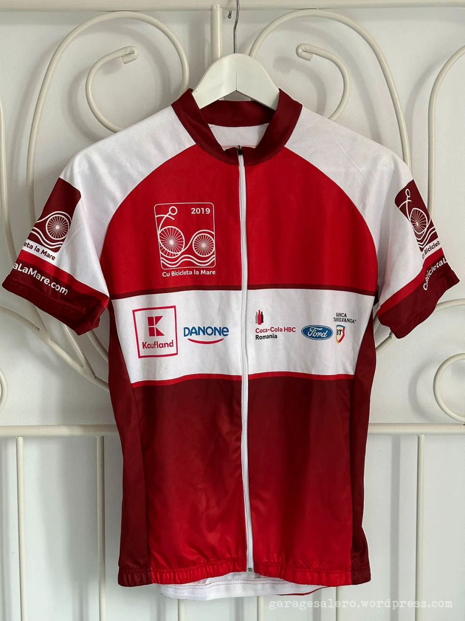 2. Tricou ciclism Cu bicicleta la mare