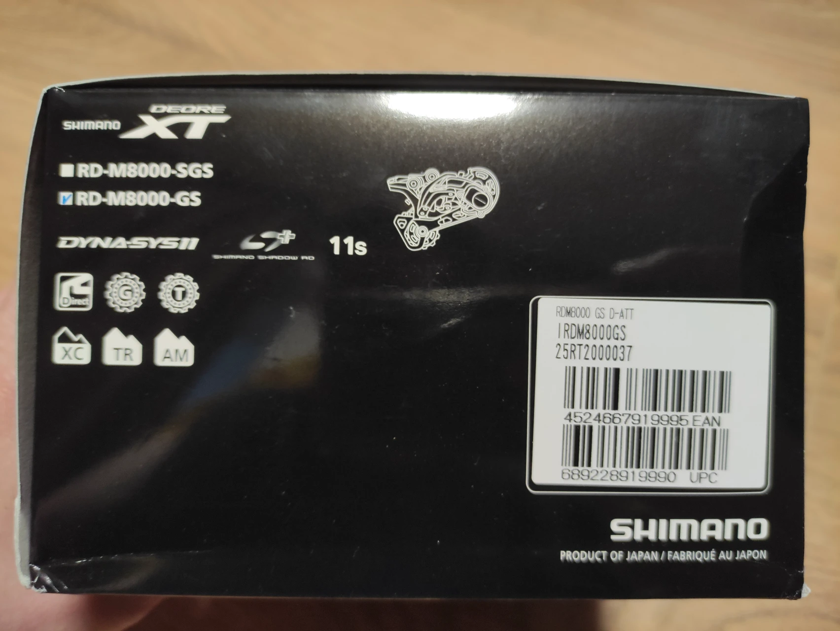 1. Schimbator pinioane shimano deore xt m8000 gs