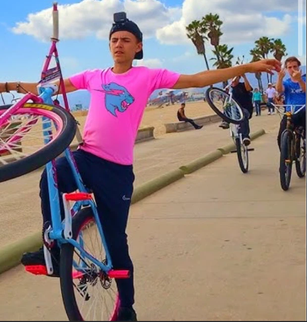 1. Vând bicicletă mr beast custom