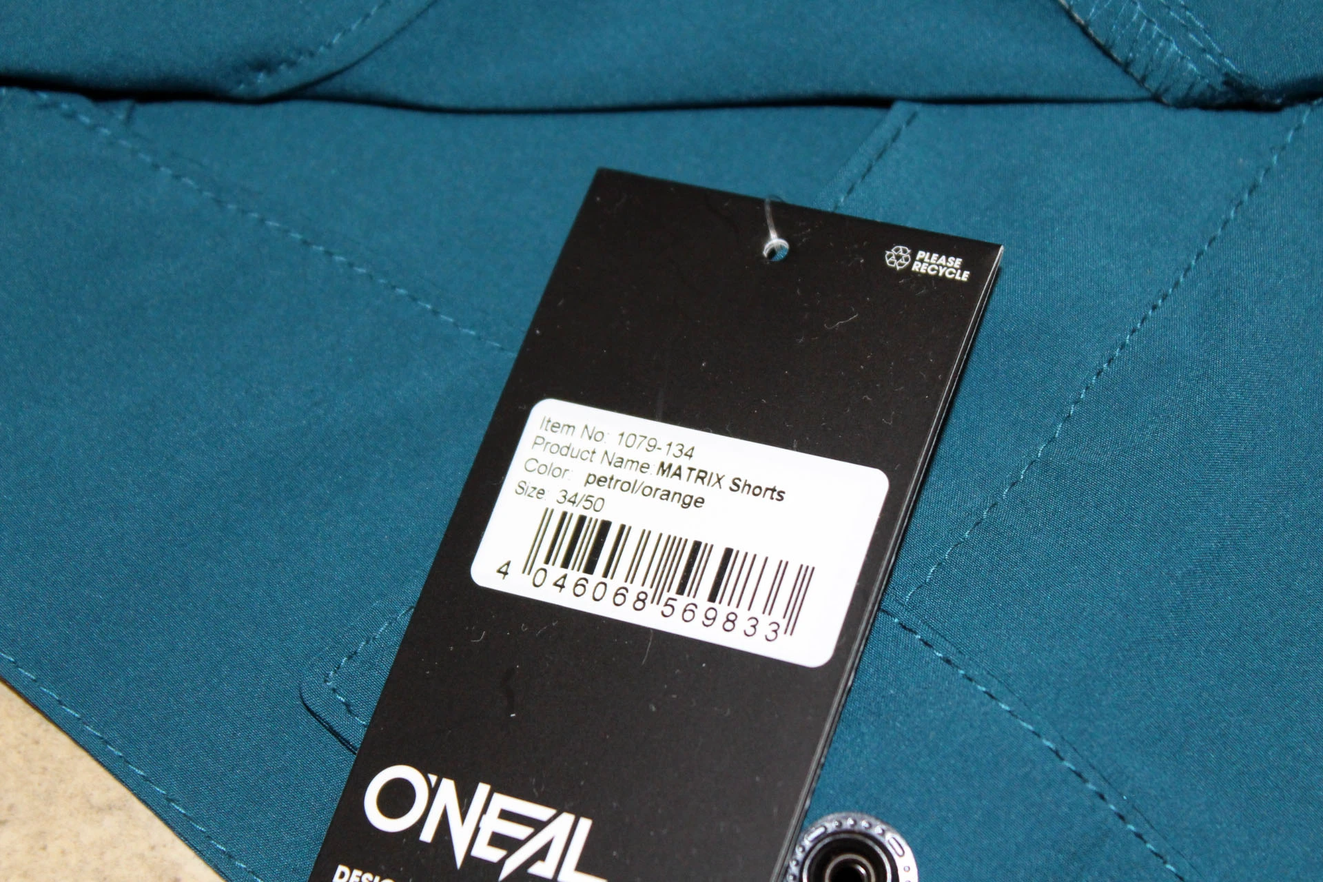 4. O'NEAL Matrix Petrol/Orange - MTB Short Enduro, DH - Large `34
