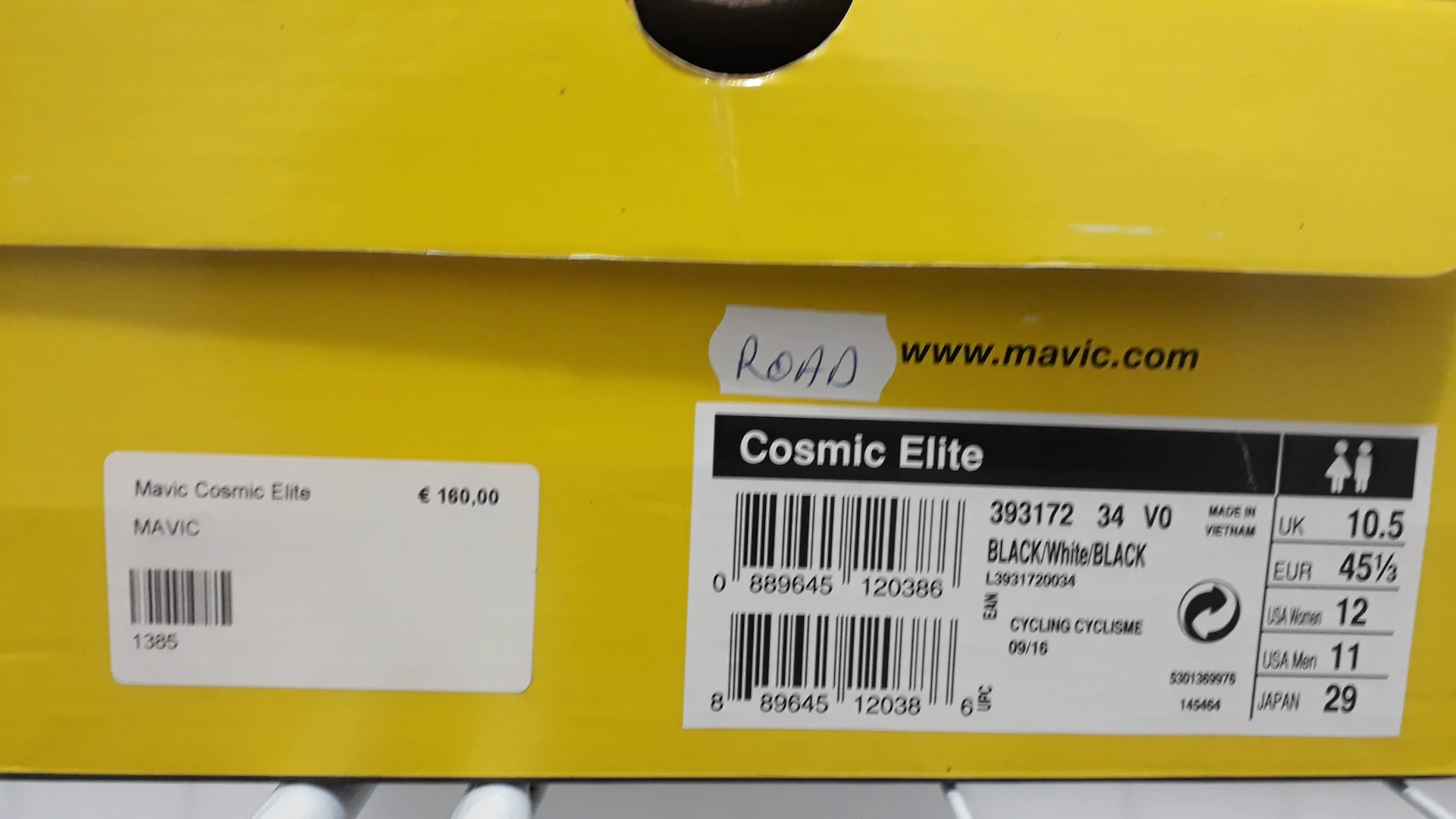 1. Mavic Cosmic Elite 45 1/3, nou