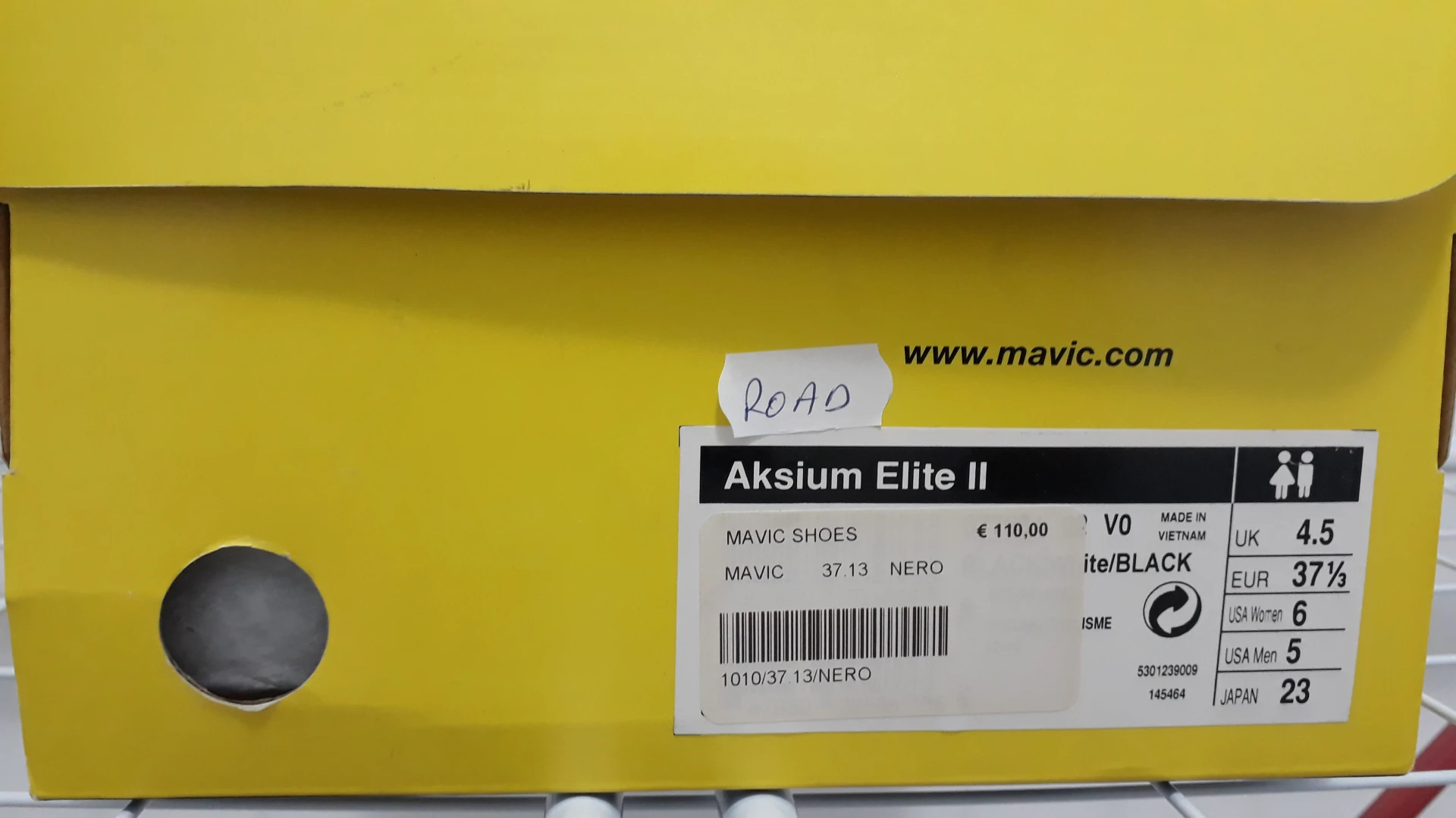 1. Mavic Aksium Elite ll 37 1/2, Sosea, Nou