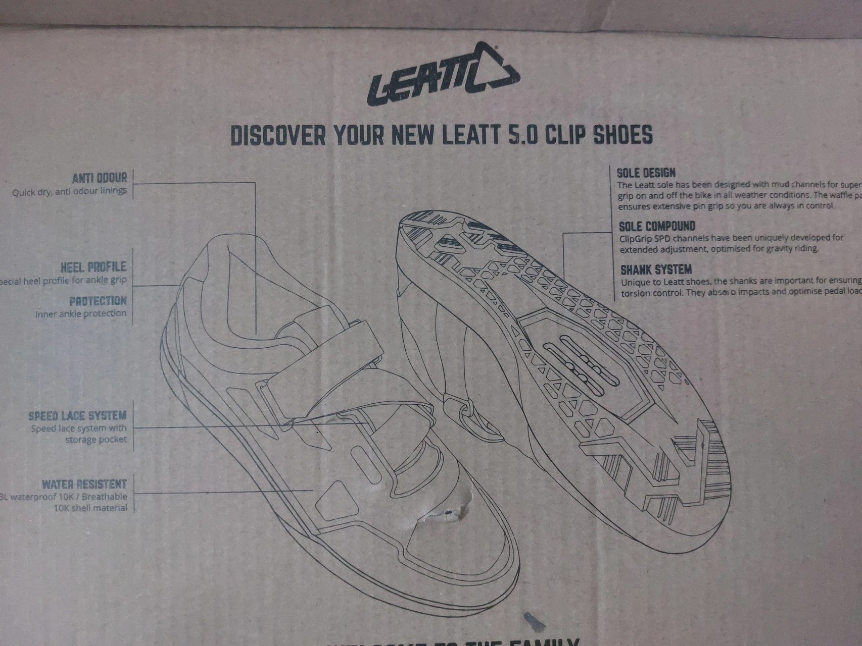 1. Incaltaminte mtb Leatt 5.0 clip