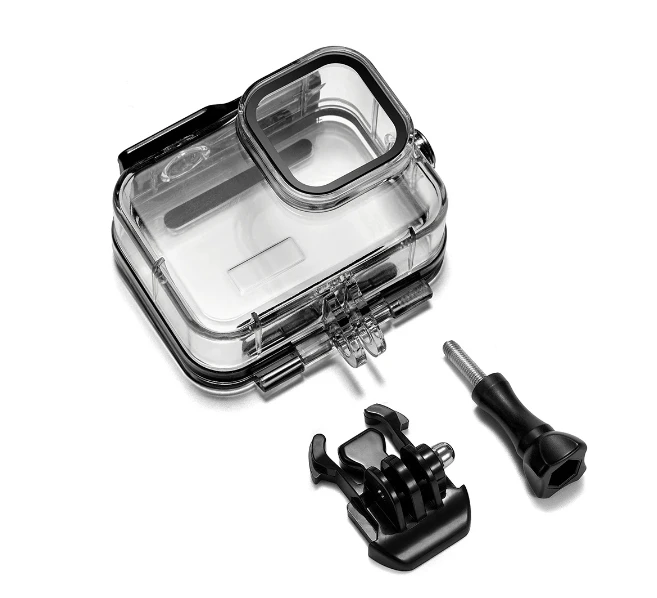 8. Accesorii pt Gopro Hero 9 10 11 12 Carcasa waterproof,Rama,Husa,Set 3 x Folie