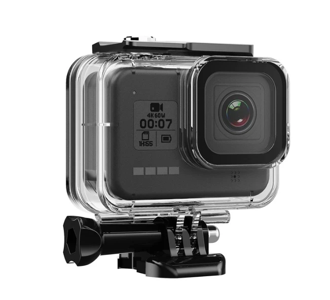 8. Accesorii pt Gopro Hero 8 Carcasa waterproof,Rama,Husa,Set Folie,Capac protectie