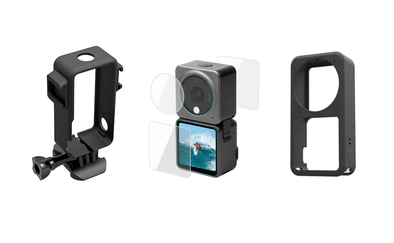 10. Accesorii pt DJI OSMO Action 1 , Carcasa Rama , Husa Silicon ,Set Folie