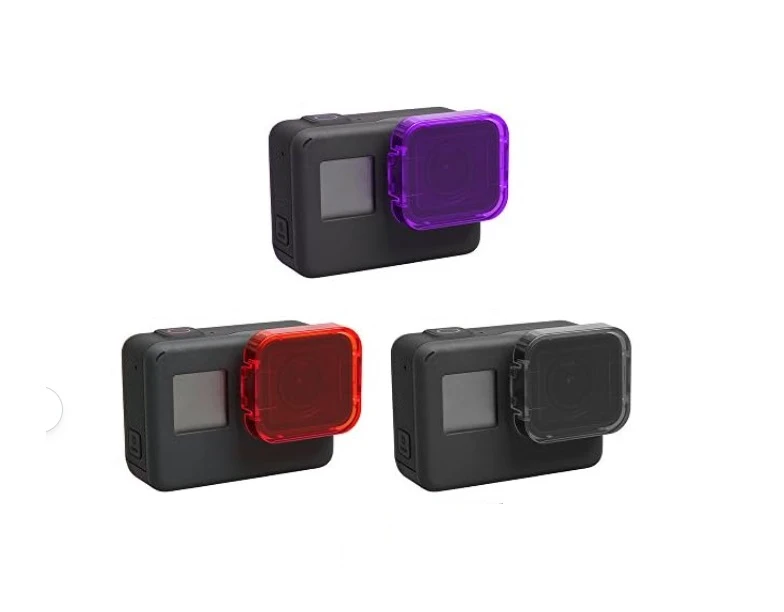 9. Filtre colorat pt camera Gopro Hero 3 3+4 5 6 7 8 9 10 11 12 Mini session