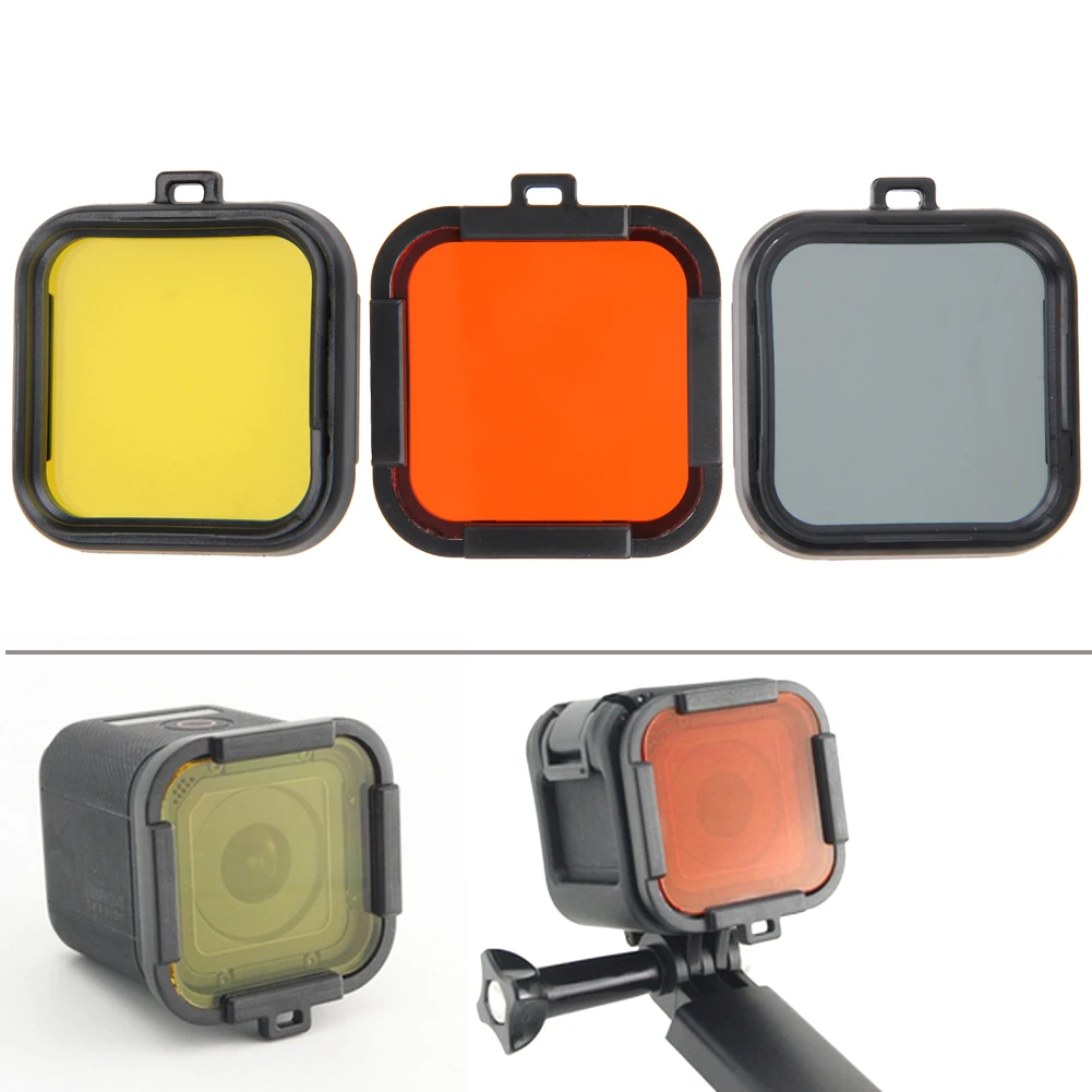 2. Filtre colorat pt camera Gopro Hero 3 3+4 5 6 7 8 9 10 11 12 Mini session