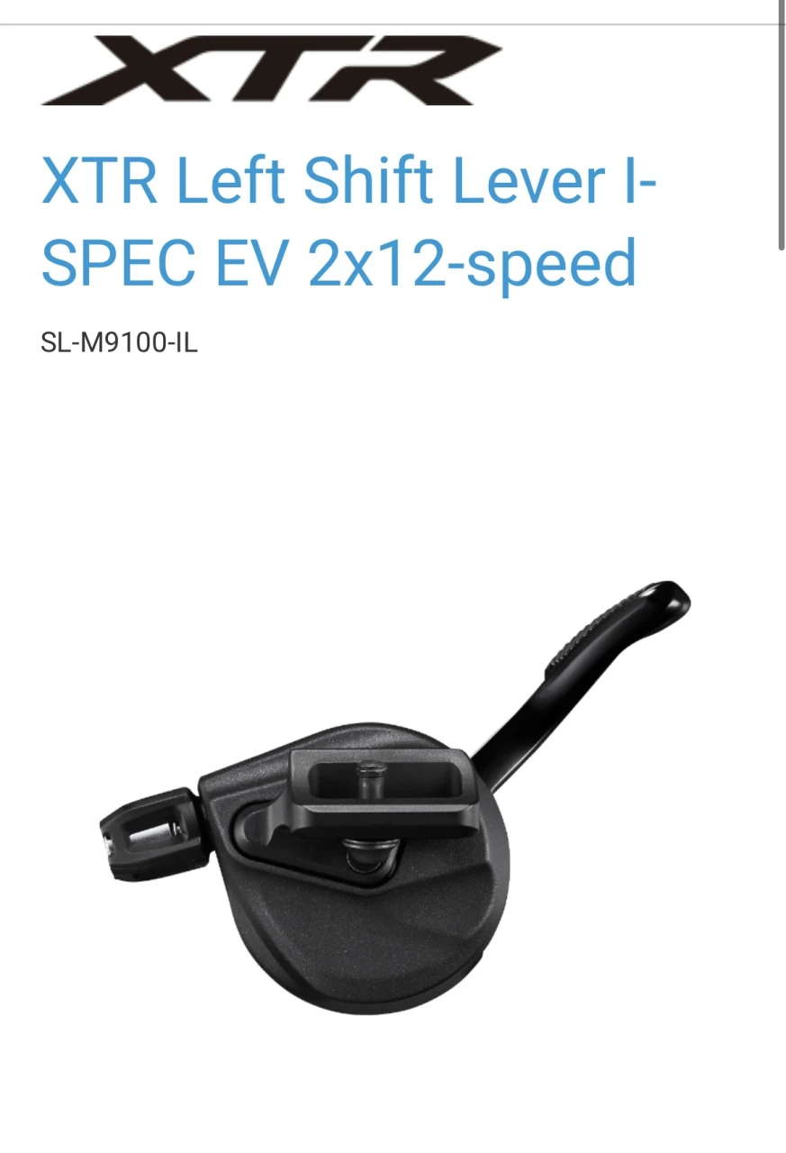 2. Schimbator Shimano XTR I-SPEC EV 2x12-speed