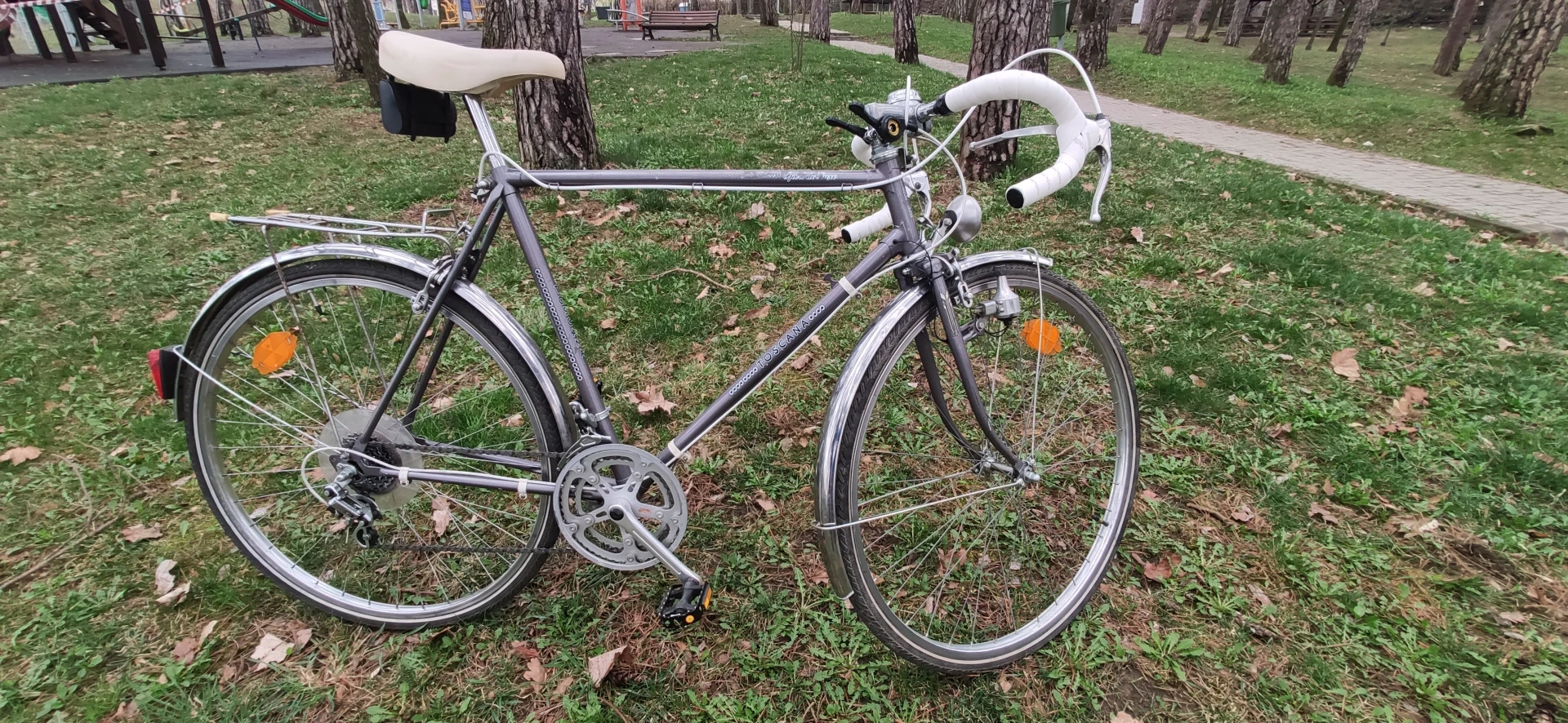 6. Bicicleta Retro Toscana Sport de Luxe 28",reconditionata, 2x6 viteze