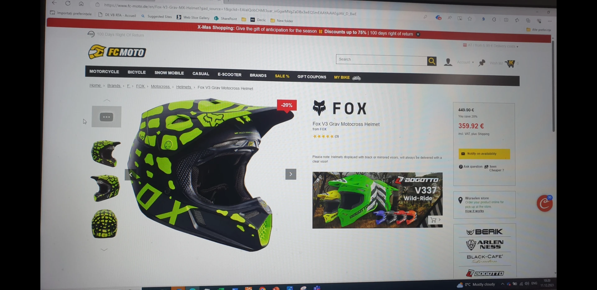 2. Vand casca Fox V3