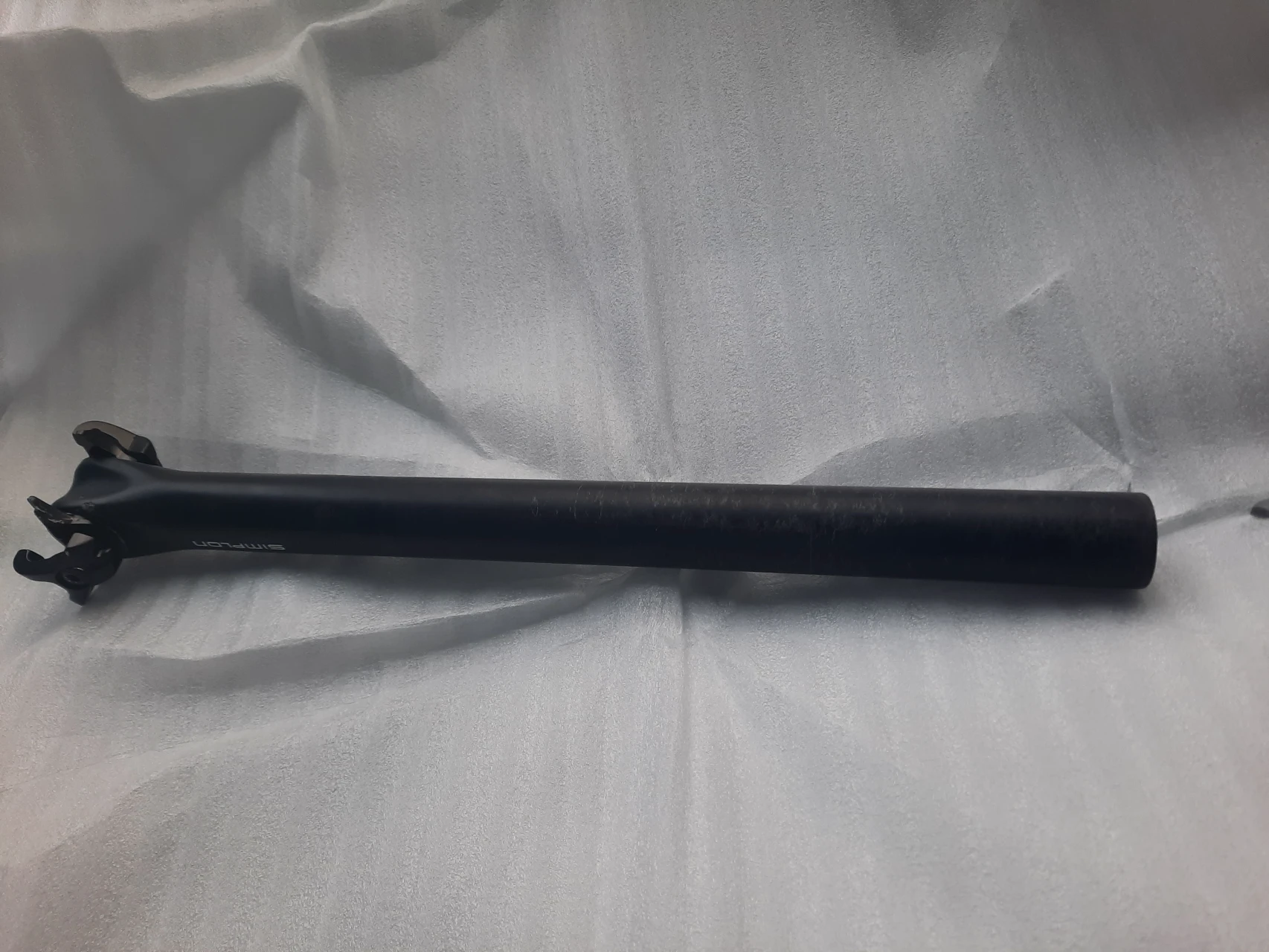 4. Tija de sa simplin 31.6 400mm carbon folosita stare foarte buna