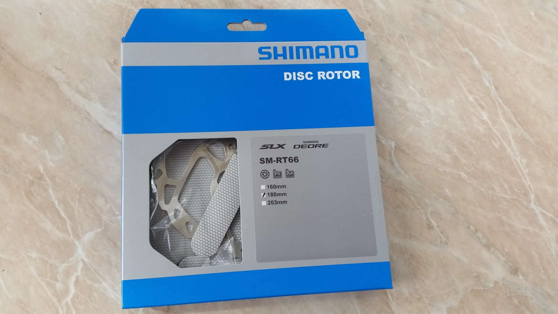 2. Shimano SLX disc 180mm SM-RT66