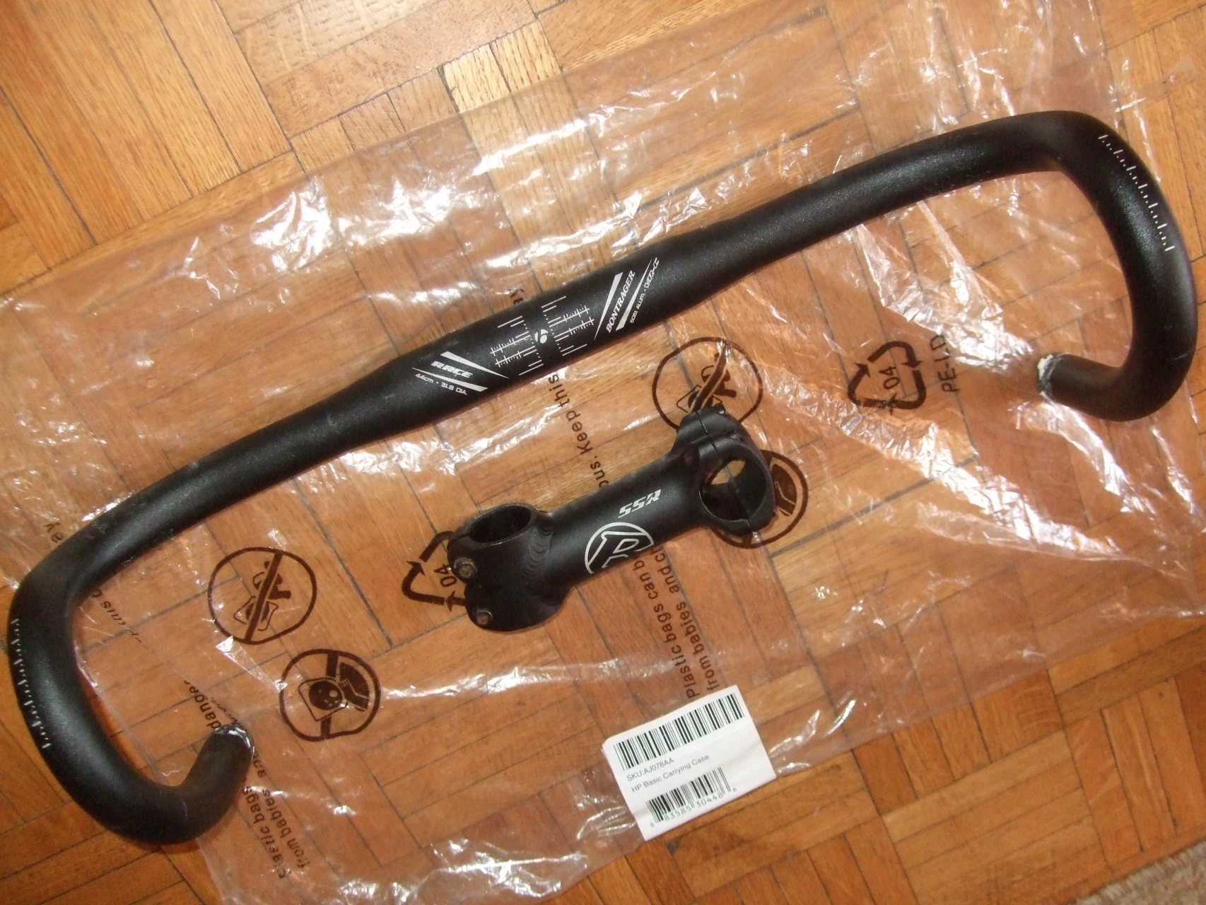 1. Set Ghidon si Pipa Noi Bontrager aluminiu
