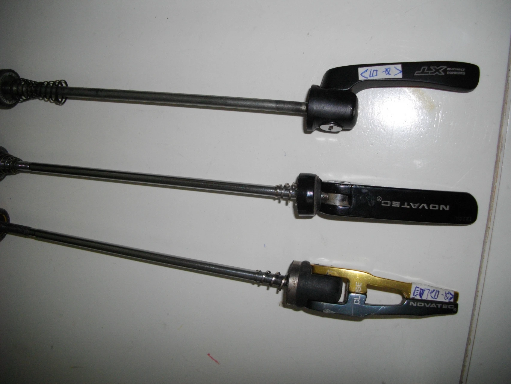 1. Quick-release-uri Shimano xt