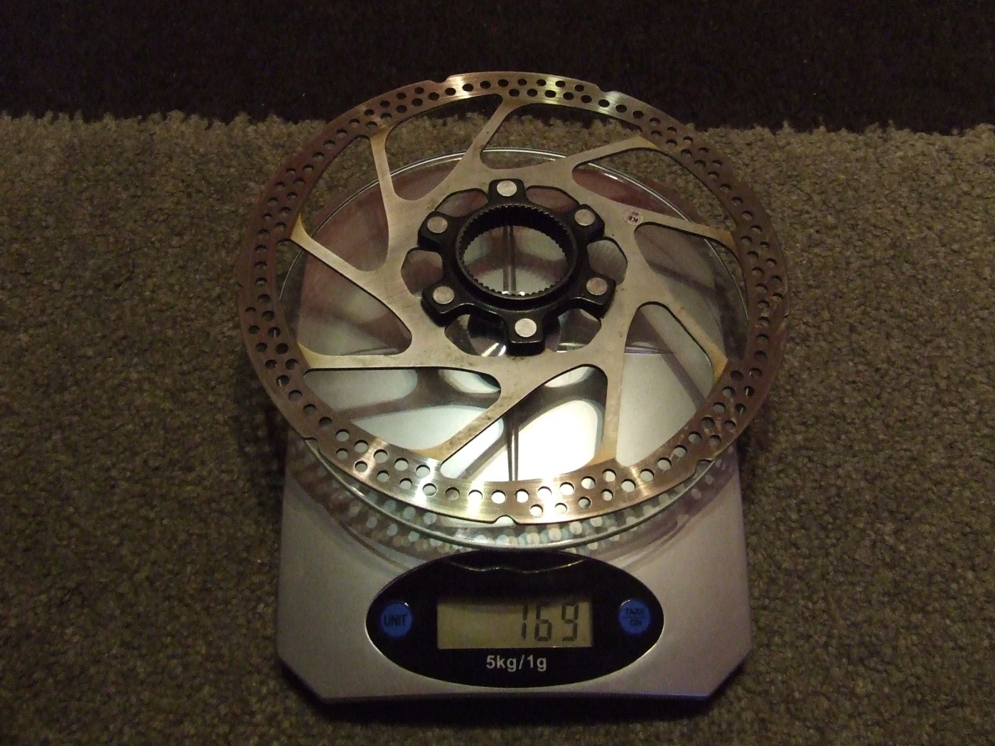 1. Vand disc centerlock Shimano SM-RT62 M de 180