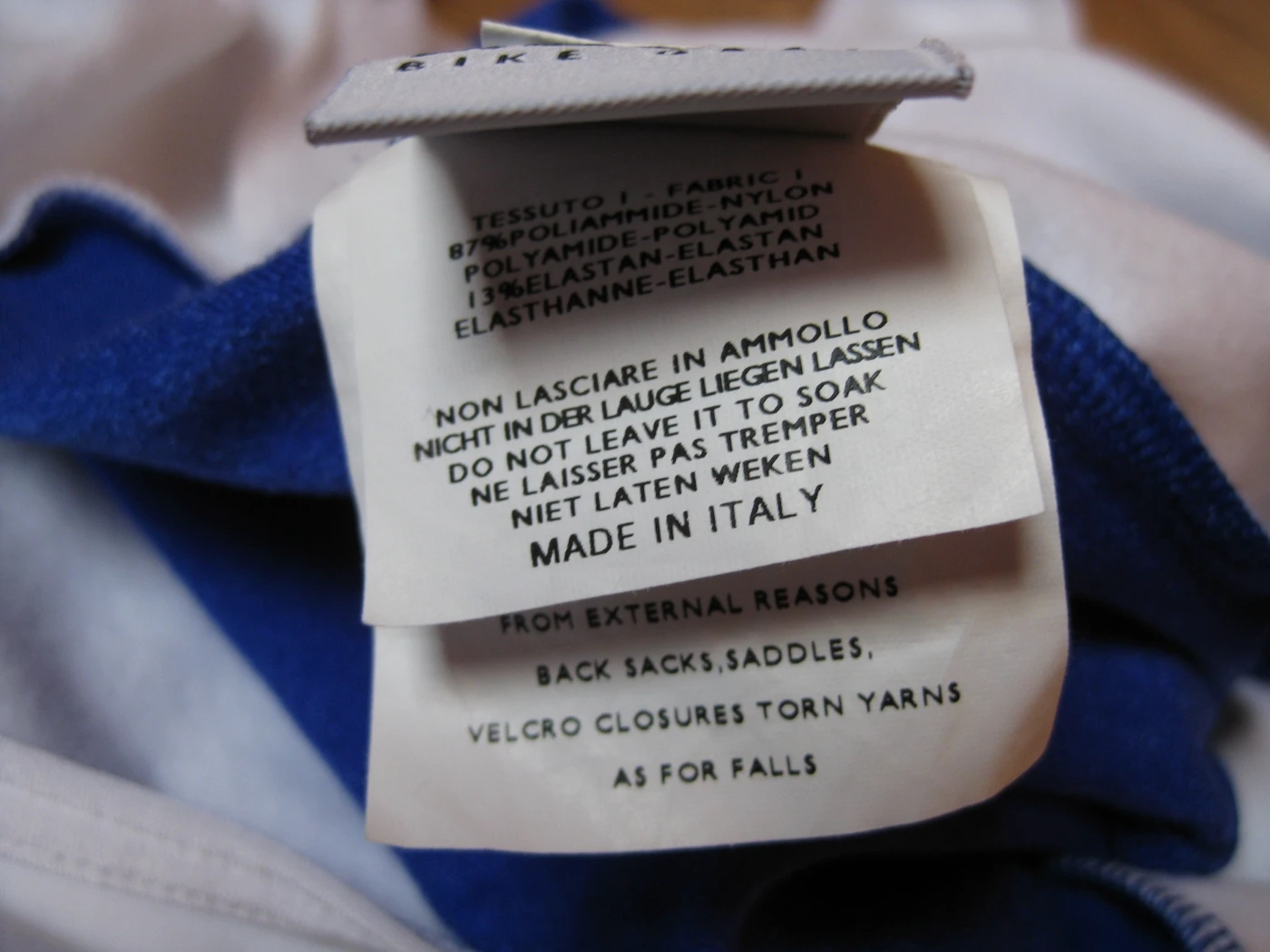 1. Pantaloni Rabobank originali Italia