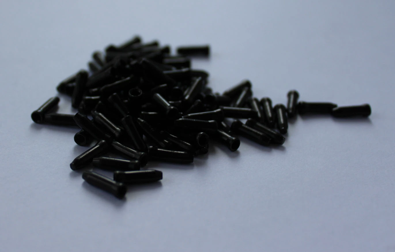 2. Capat cablu/bowden aluminiu Negru Eloxat - 20buc.