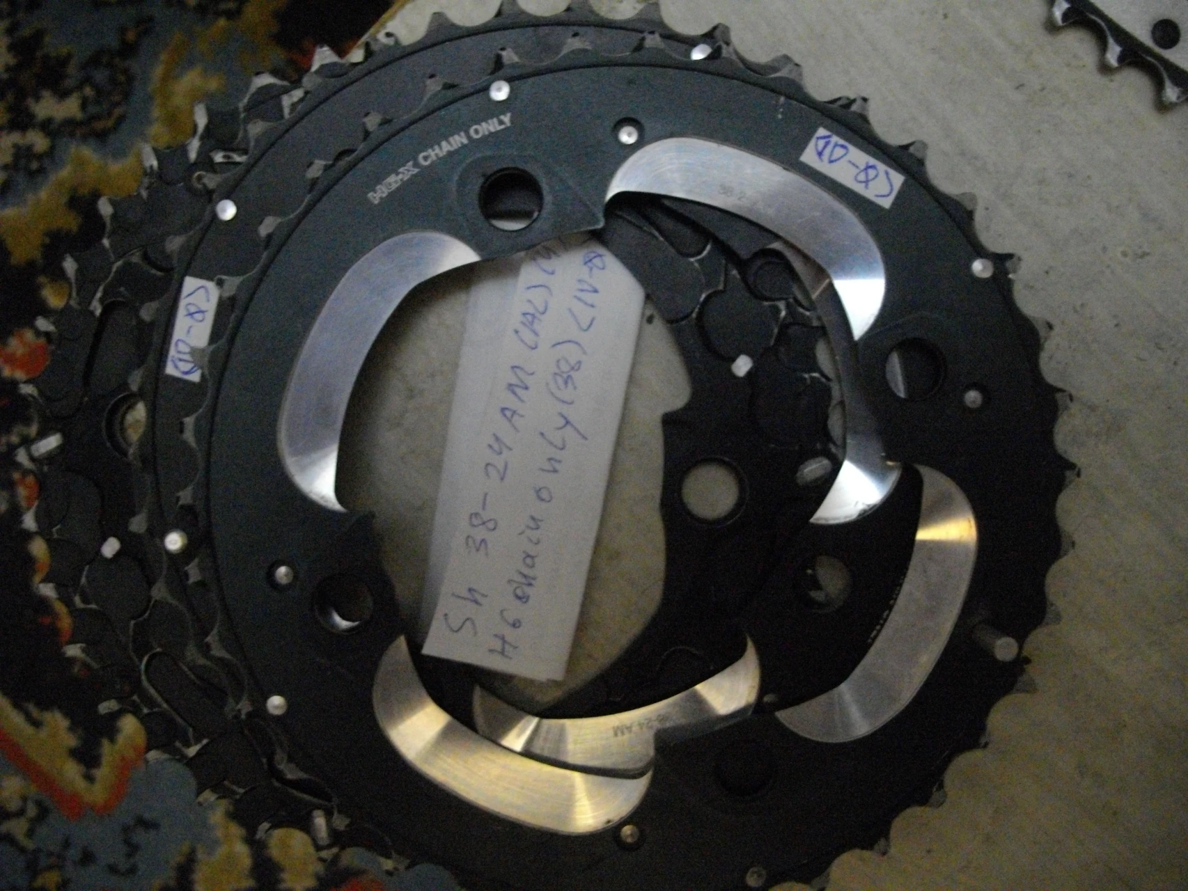1. 38 dinti, Shimano hg only