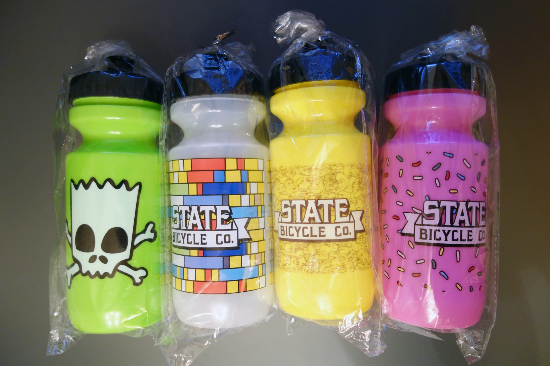 1. THE SIMPSONS X STATE BICYCLE CO. BOTTLE