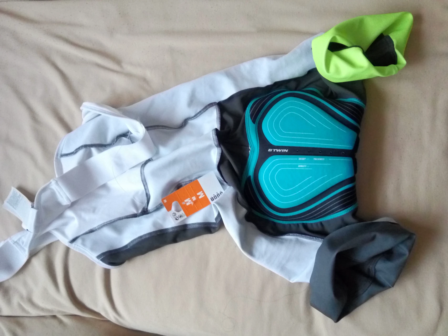 1. Pantaloni Ciclism de vară Btwin ,L,2xl