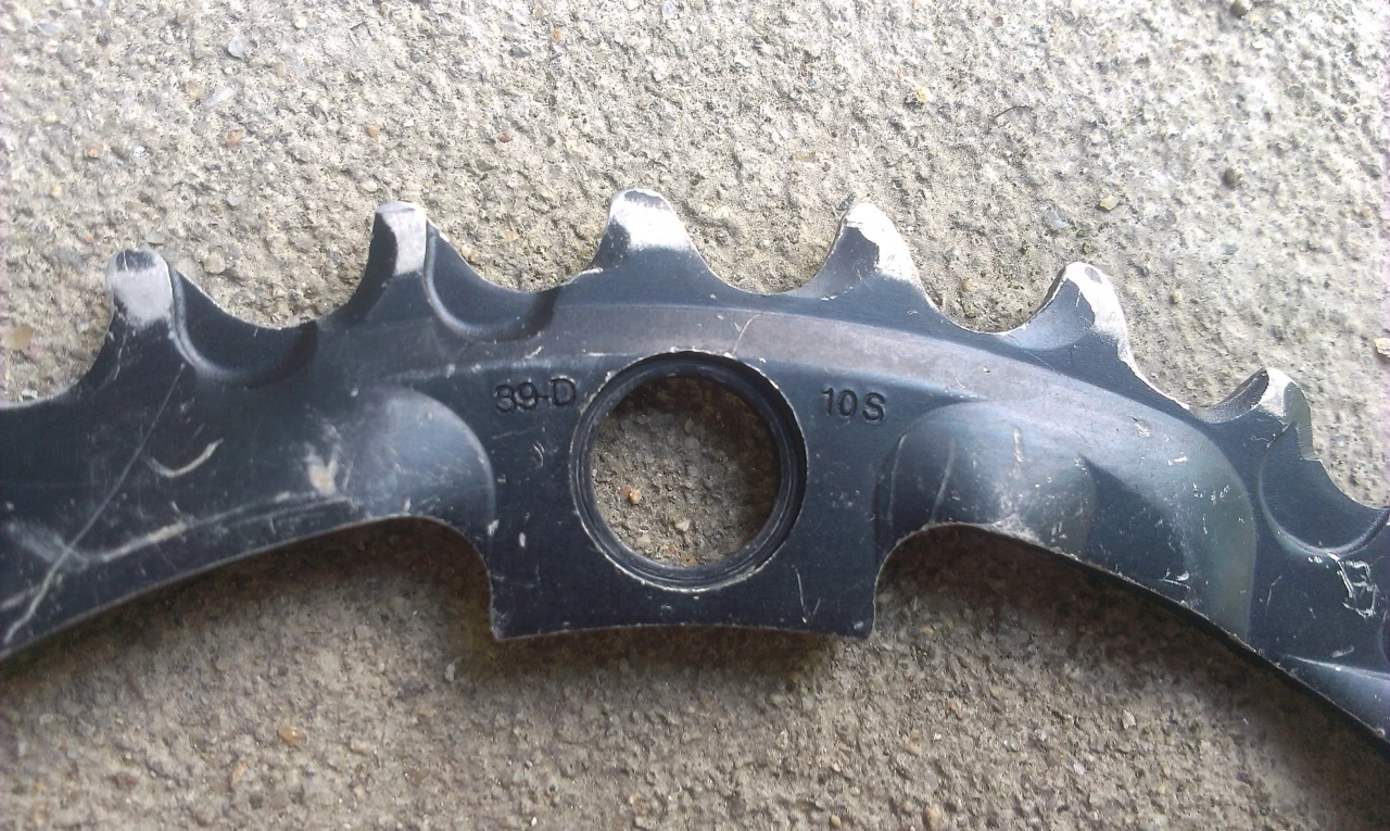 1. Foaie angrenaj AL. Shimano 39d. Bcd. 130mm