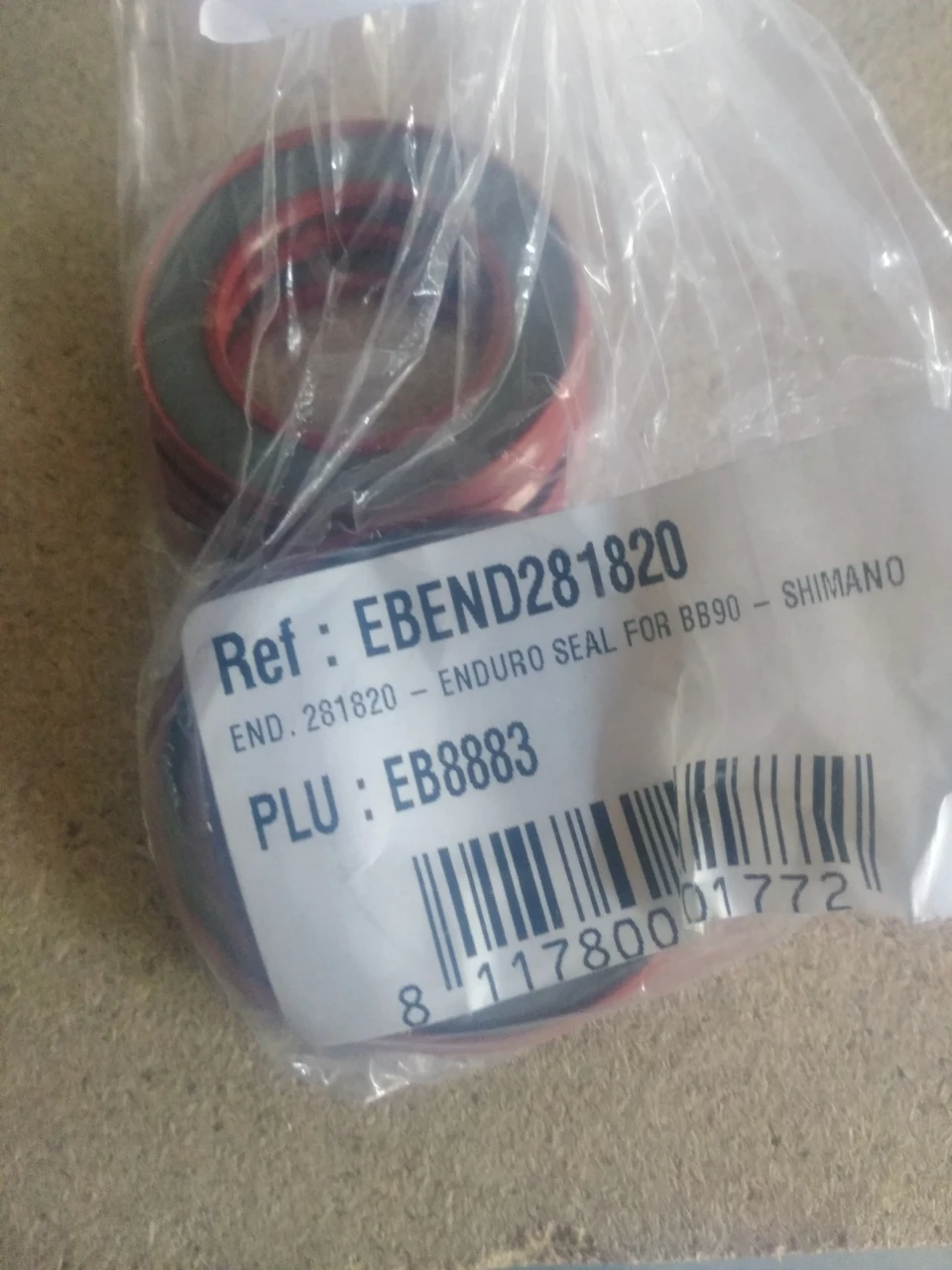 1. Simering | ENDURO Bearings END. 281820 | BB90 Shimano | EB8883