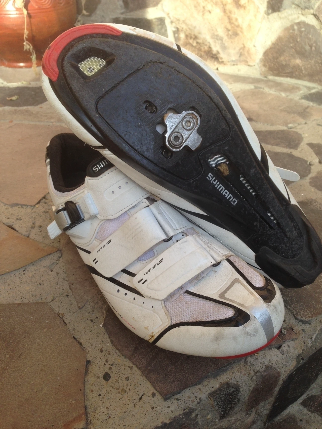 1. Pantofi Shimano SH-R088WE nr 46, 29.2 cm