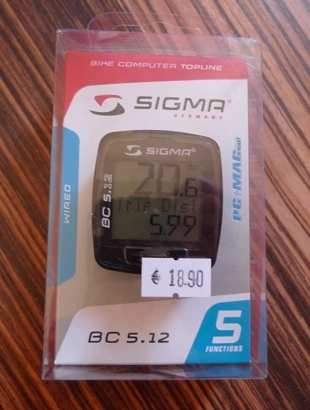 1. CicloComputer SIGMA BC 5.12