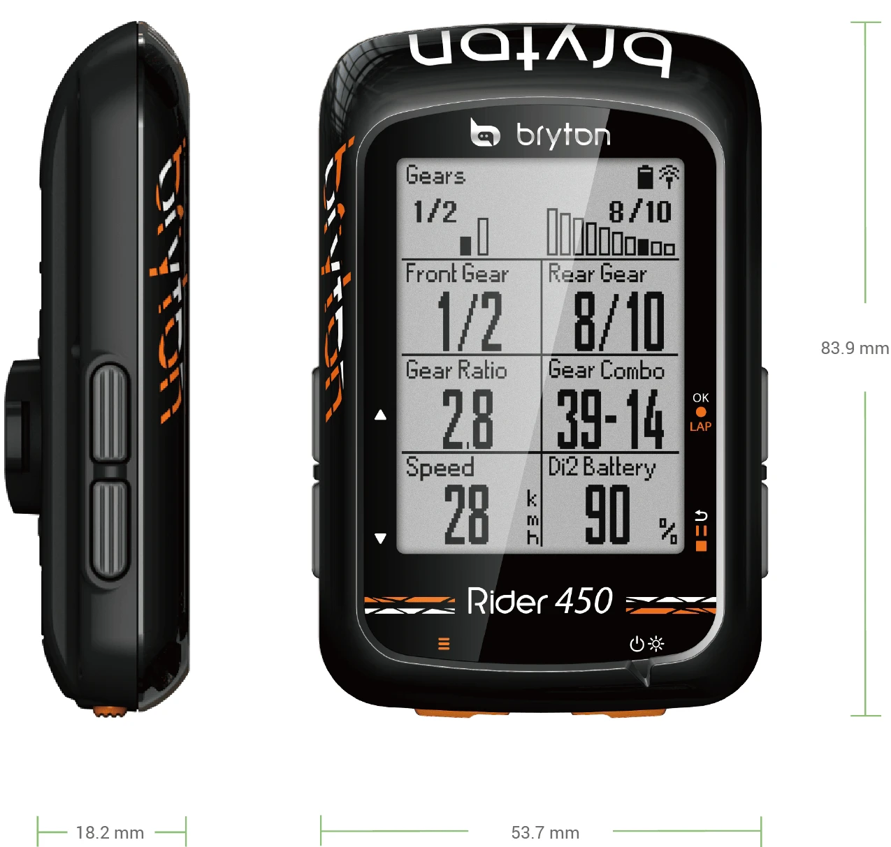1. Bryton Ride 450E GPS